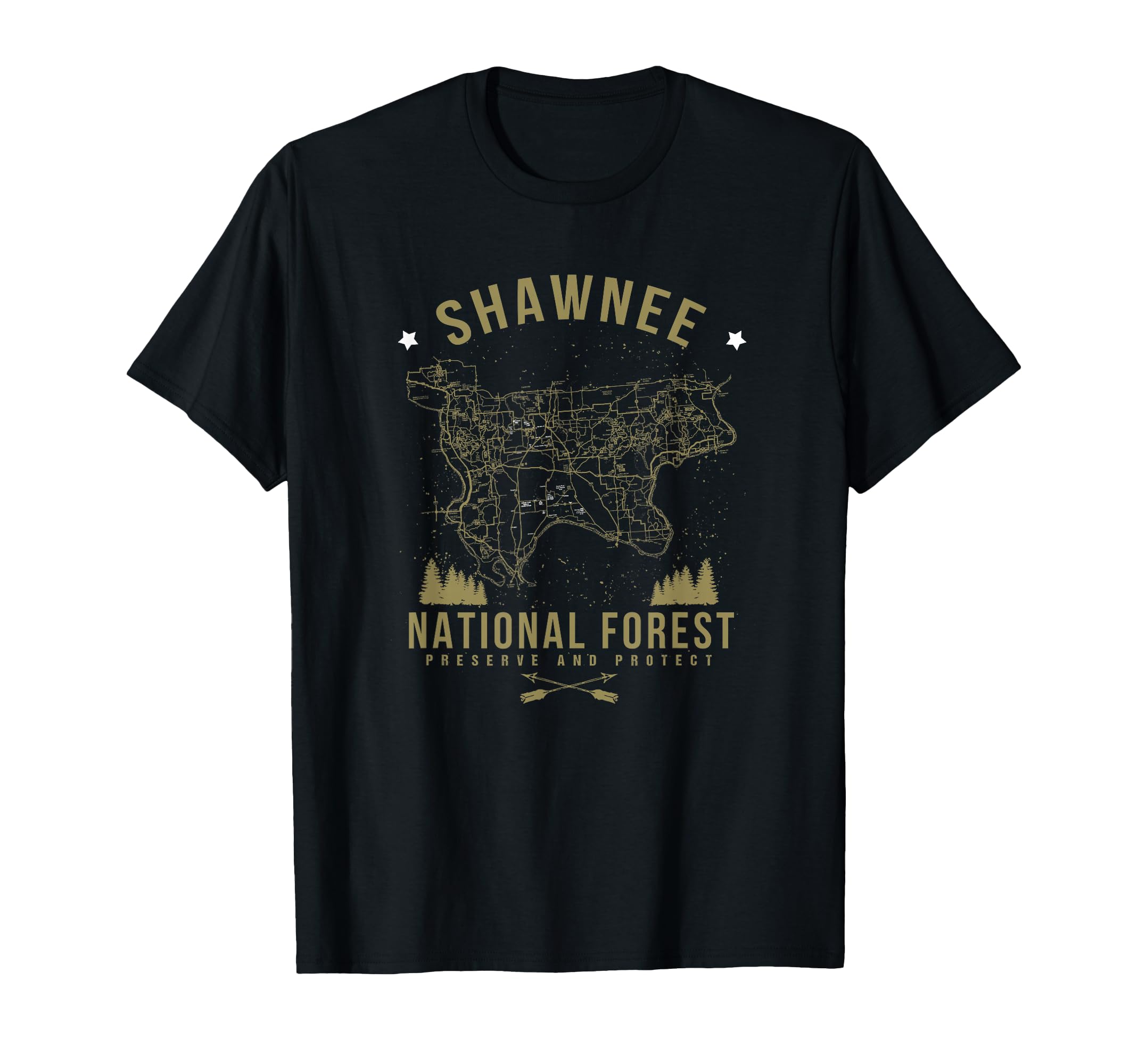 Shawnee National Forest Illinois Hiking T-Shirt - Trendy Graphic Men Women - T-Shirt, Sweatshirt, Hoodie