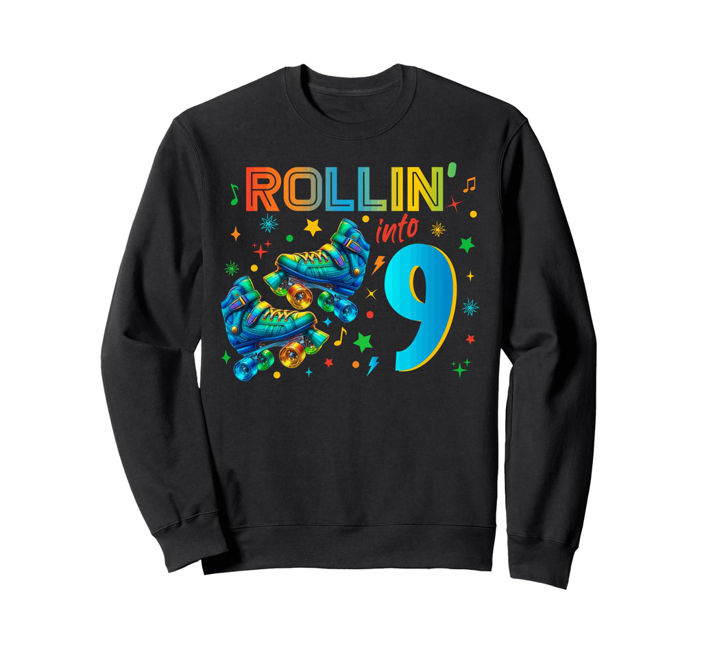 Roller Skates Birthday Skating T-Shirt - Unique Graphic Unisex - T-Shirt, Sweatshirt, Hoodie
