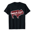 Wind Cave National Park Bison South T-Shirt - Custom Art Print Unisex - T-Shirt, Sweatshirt, Hoodie