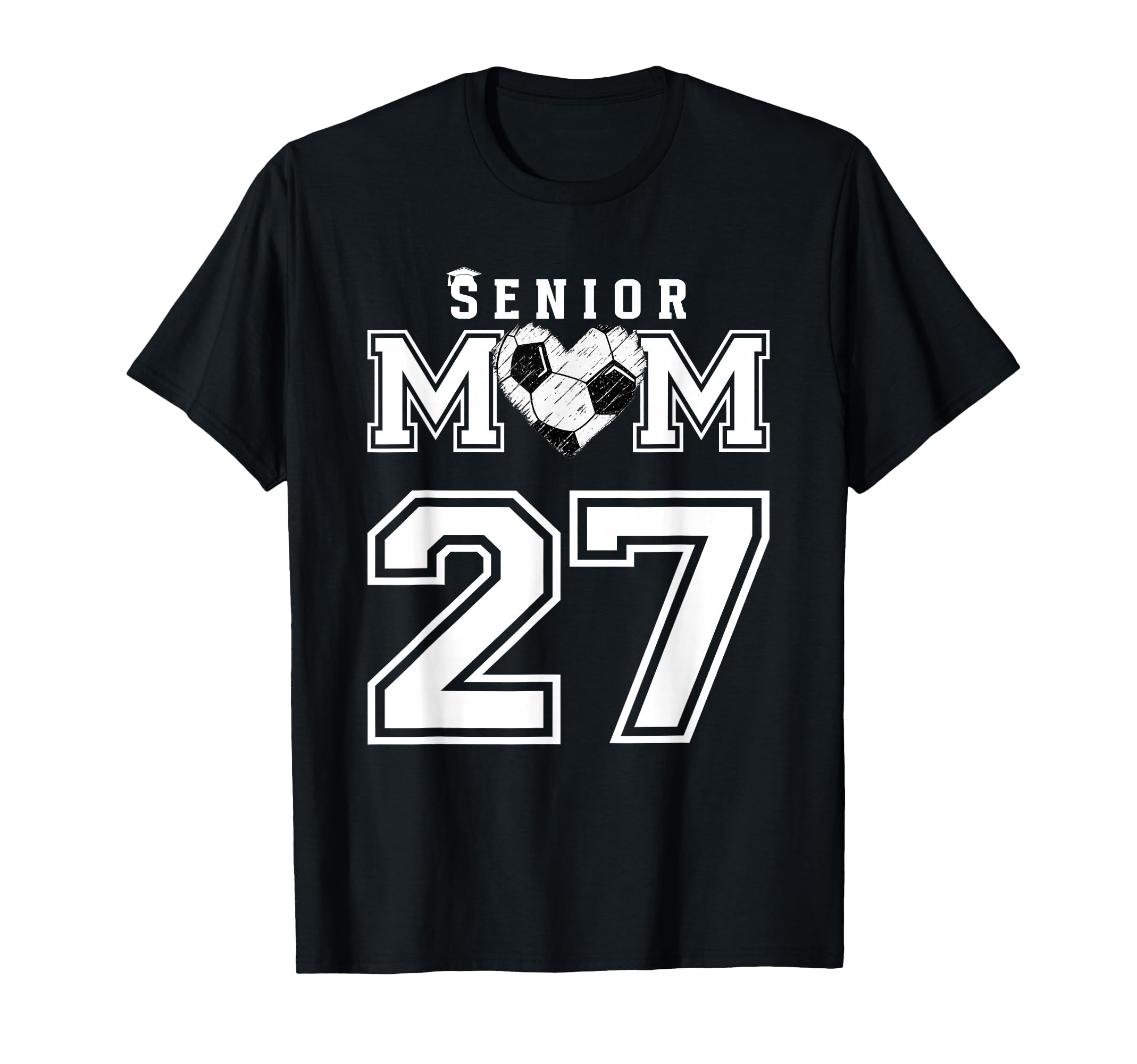 Proud Senior Soccer Mom Custom Jersey T-Shirt - Trendy Graphic Unisex - T-Shirt, Sweatshirt, Hoodie
