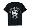 Norfolk County Soccer Distressed 90S T-Shirt - Graphic Print for Adults - T-Shirt, Sweatshirt, Hoodie