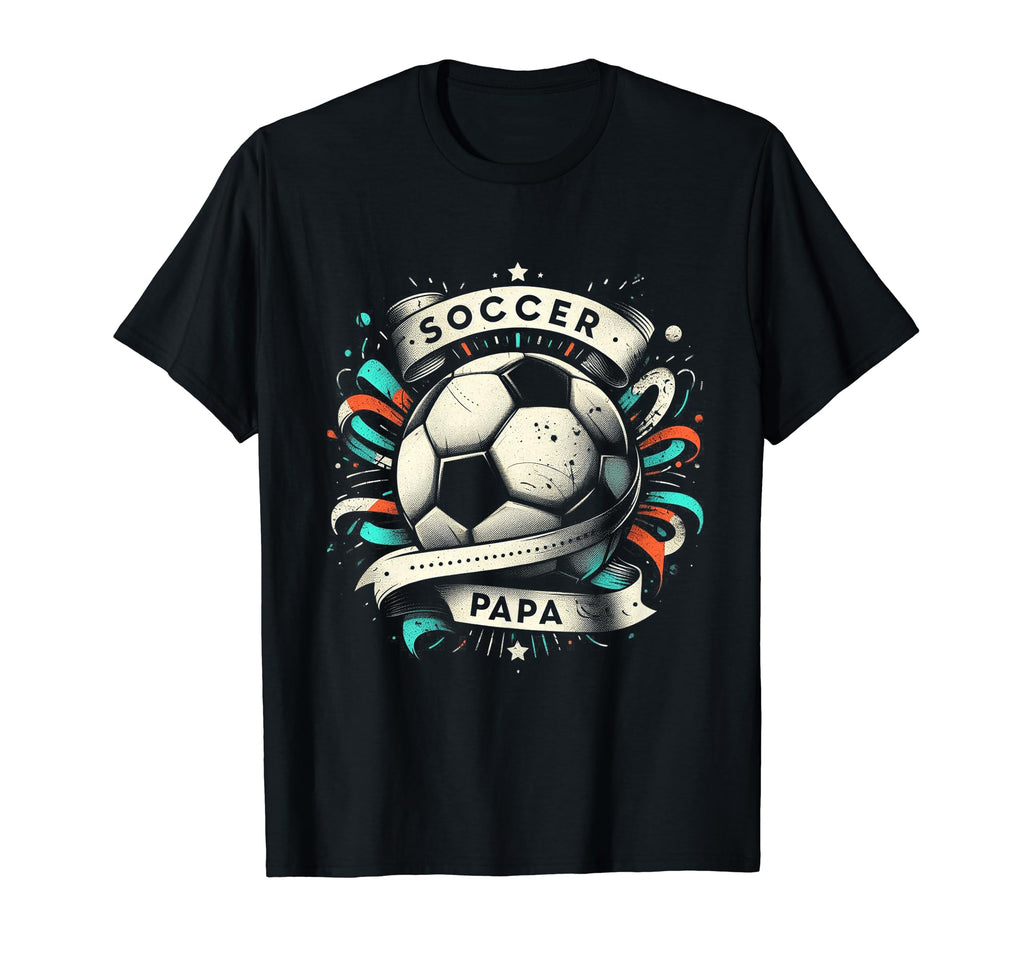 Soccer Papa Family Matching Dad T-Shirt - Fun Novelty Design Unisex - T-Shirt, Sweatshirt, Hoodie