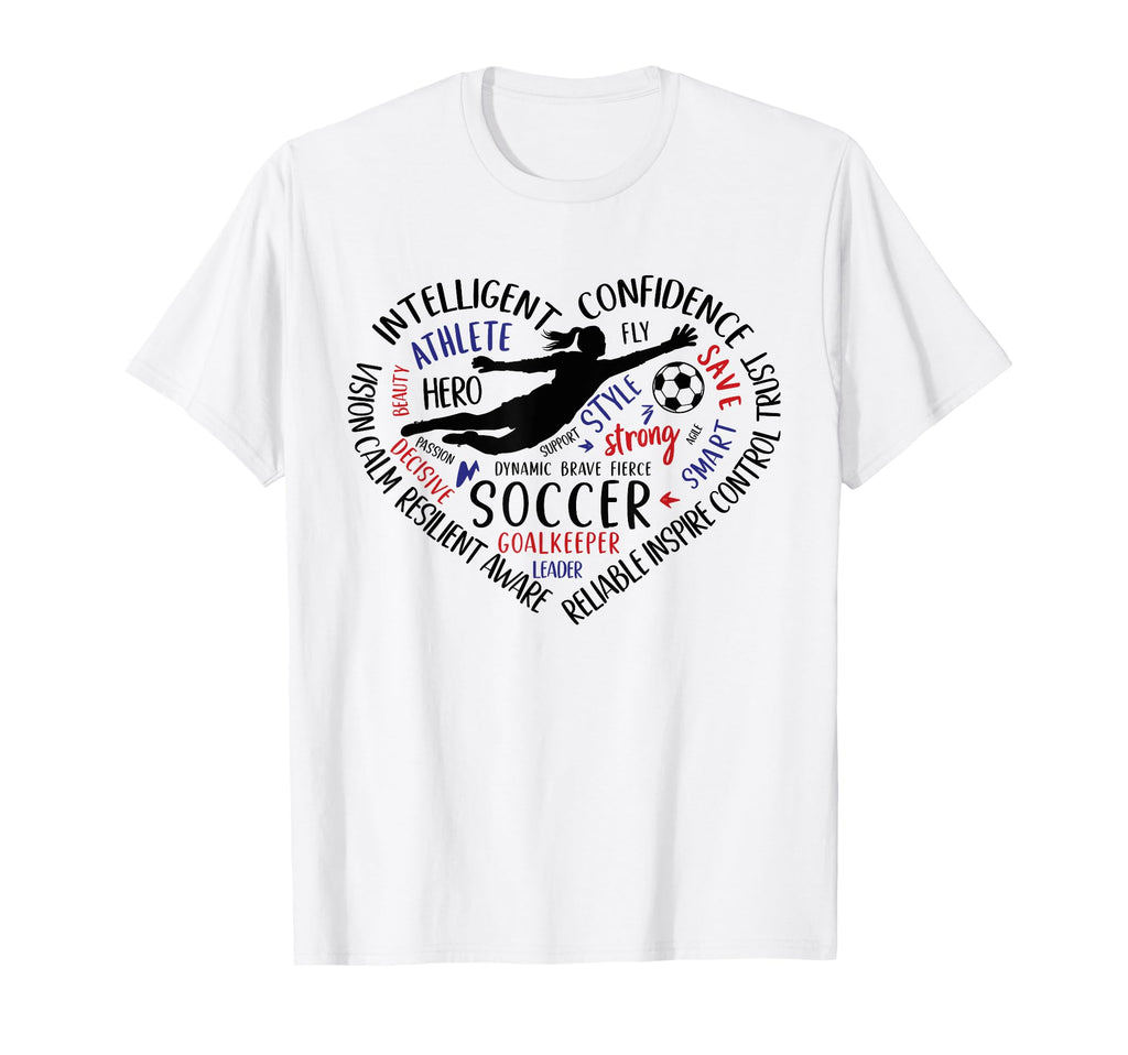 Soccer Goalkeeper Heart Love Goalie T-Shirt - Streetwear Style for Adults - T-Shirt, Sweatshirt, Hoodie