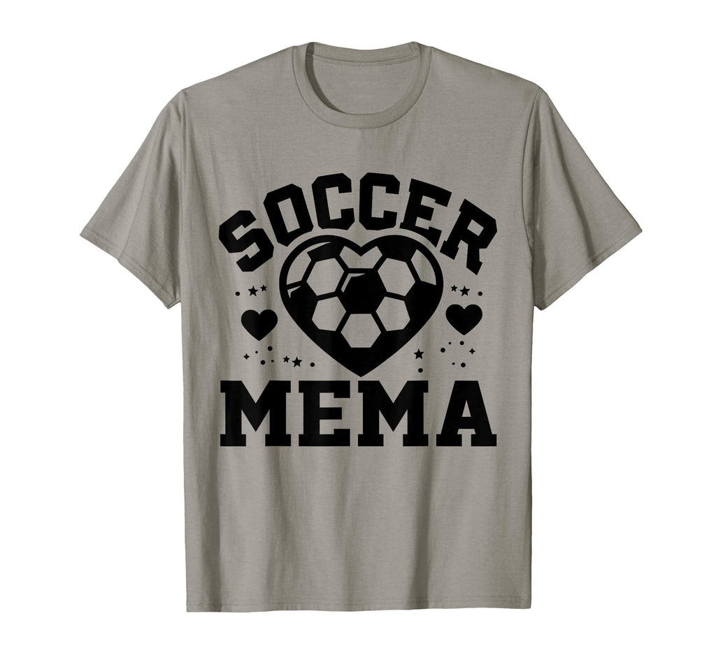 Soccer Mema Heart Mema Soccer T-Shirt - Fun Novelty Design for Adults - T-Shirt, Sweatshirt, Hoodie