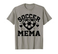 Soccer Mema Heart Mema Soccer T-Shirt - Fun Novelty Design for Adults - T-Shirt, Sweatshirt, Hoodie