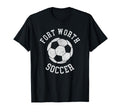 Fort Worth Soccer Distressed 90S T-Shirt - Unique Graphic for Adults - T-Shirt, Sweatshirt, Hoodie