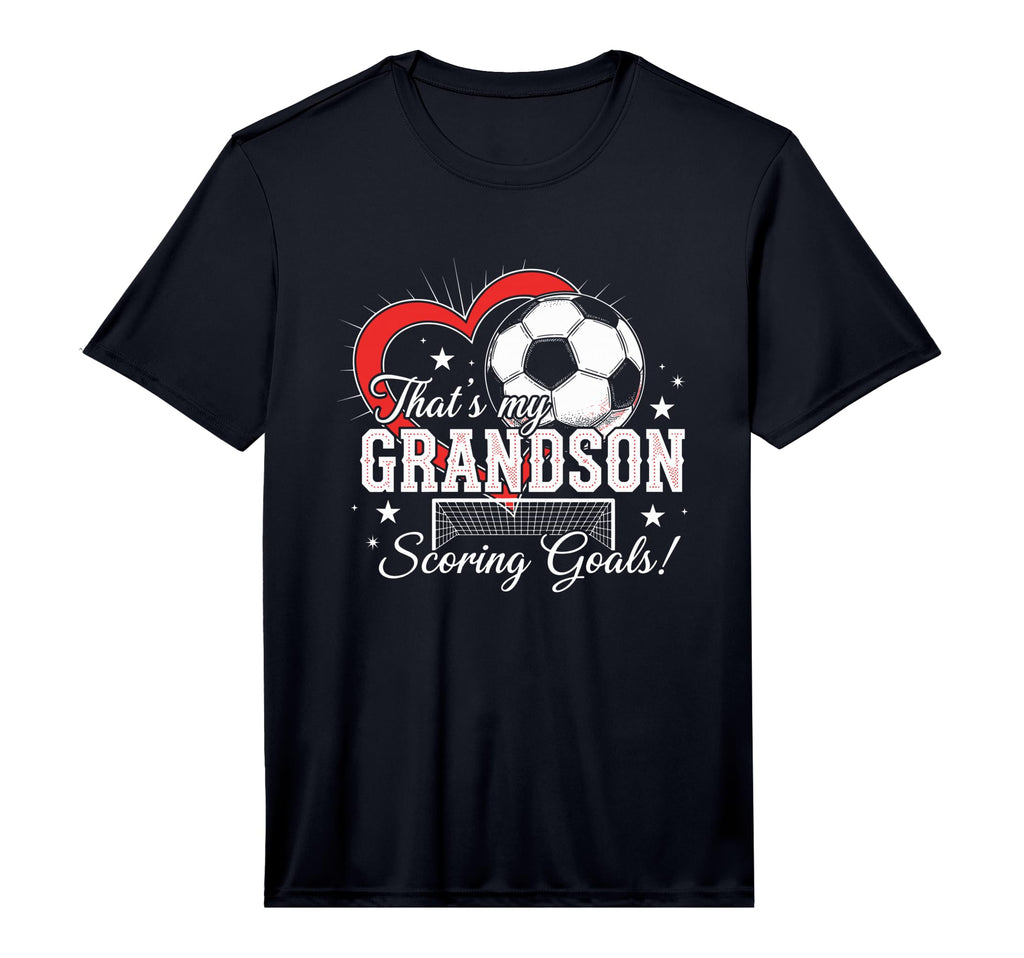 Mens Grandson Soccer Scoring Goals T-Shirt - Minimalist Print Men Women - T-Shirt, Sweatshirt, Hoodie
