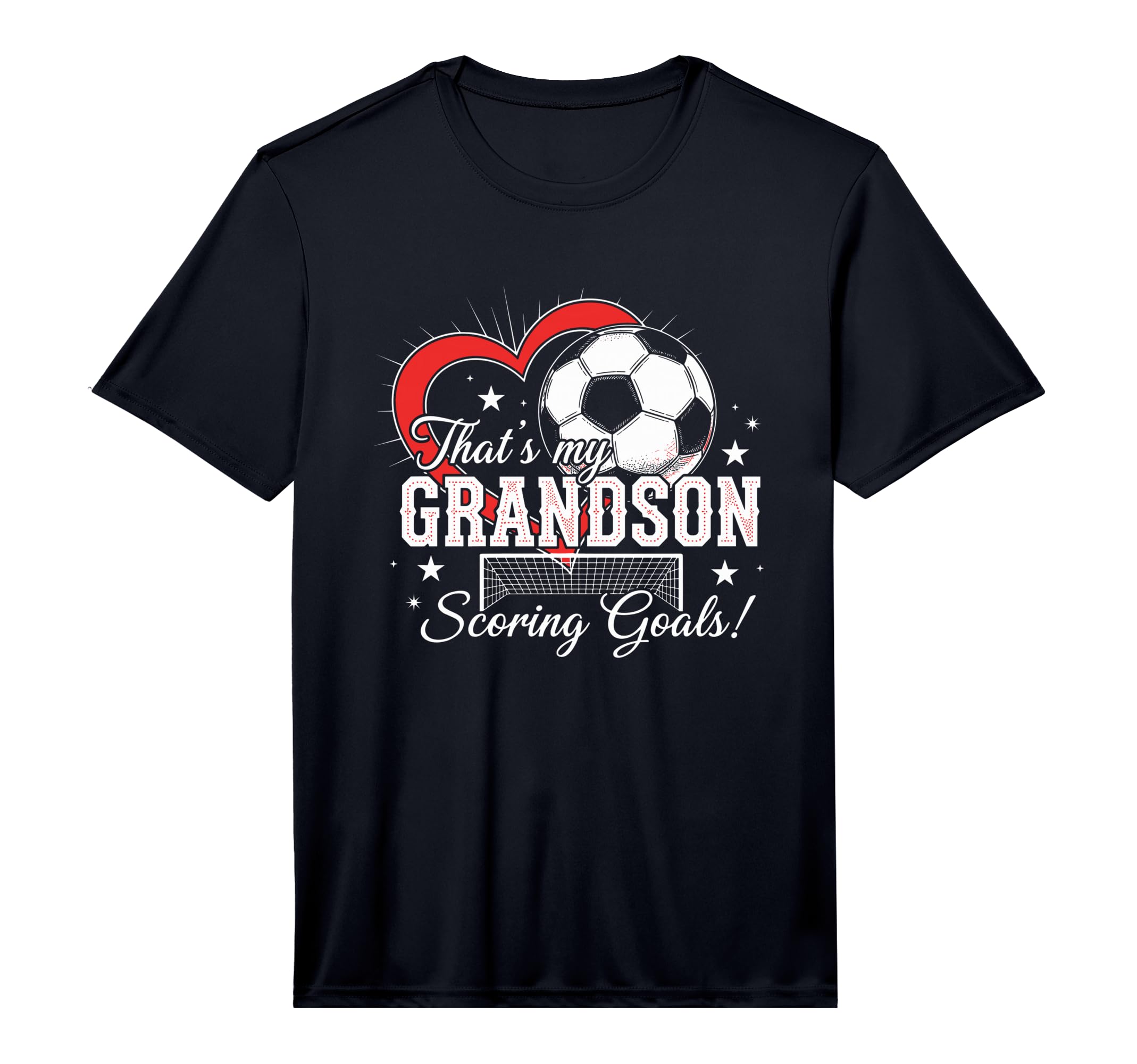 Mens Grandson Soccer Scoring Goals T-Shirt - Minimalist Print Men Women - T-Shirt, Sweatshirt, Hoodie