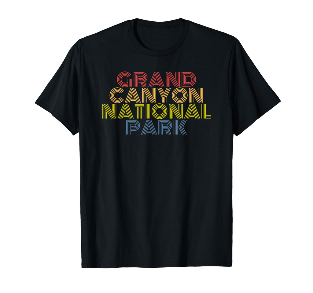 Grand Canyon National Park 70S T-Shirt - Fun Novelty Design Men Women - T-Shirt, Sweatshirt, Hoodie