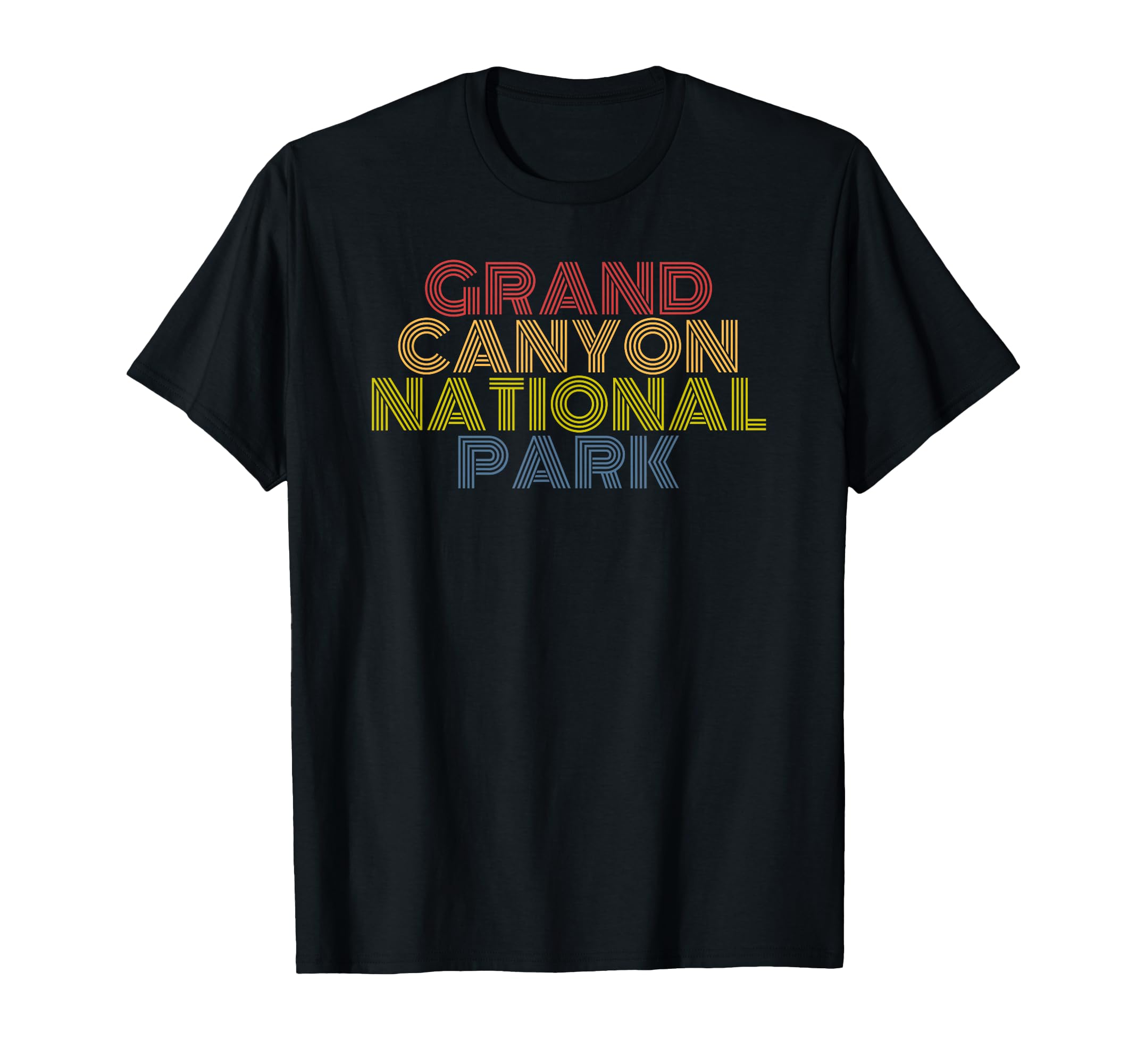 Grand Canyon National Park 70S T-Shirt - Fun Novelty Design Men Women - T-Shirt, Sweatshirt, Hoodie