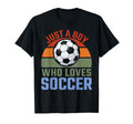 Just Who Loves Soccer Soccer Player T-Shirt - Minimalist Print Unisex - T-Shirt, Sweatshirt, Hoodie