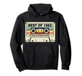 Best 1962 59Th Birthday Cassette Tape Hoodie - Minimalist Print for Adults - T-Shirt, Sweatshirt, Hoodie