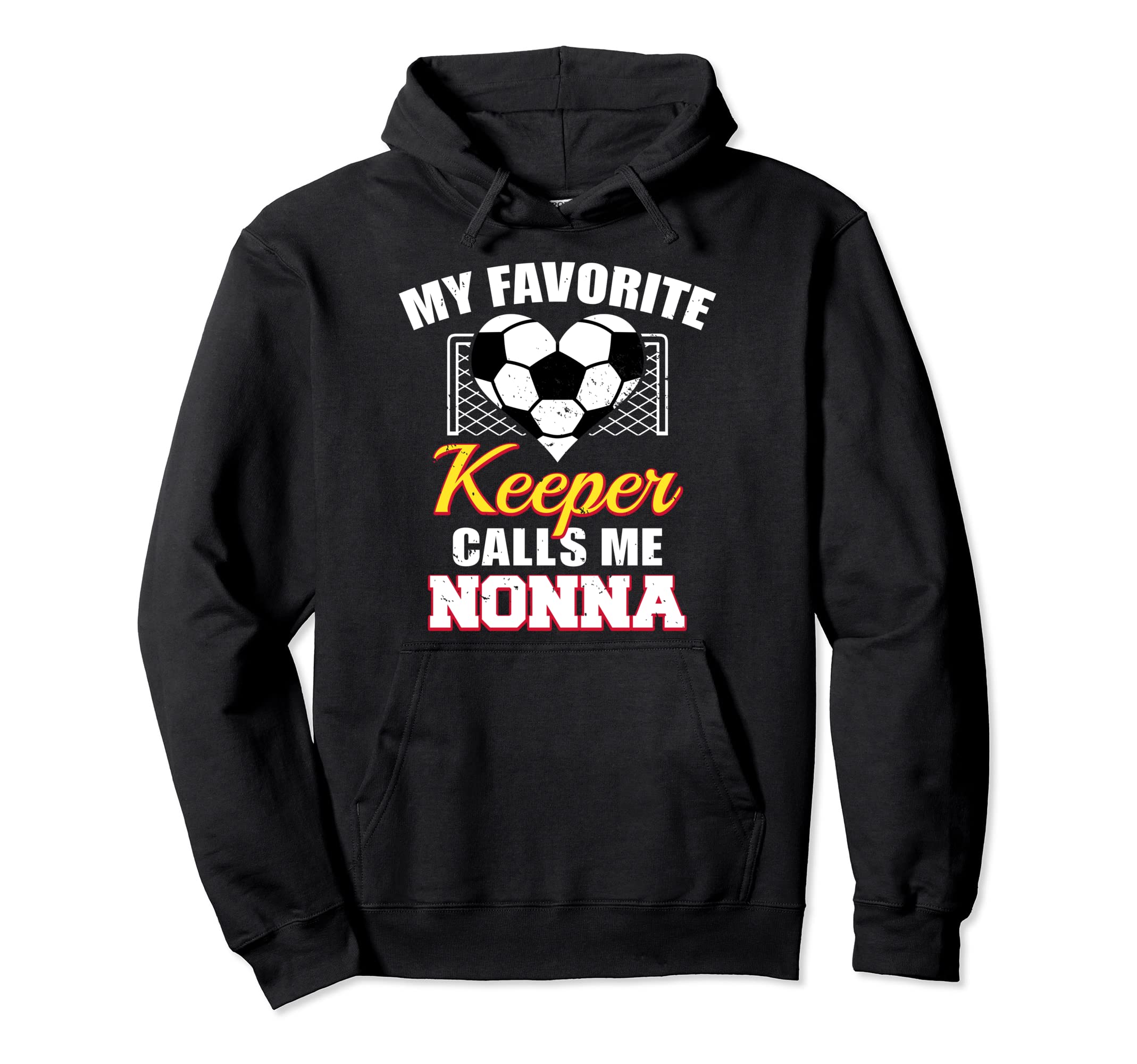 My Favorite Keeper Calls Me Nonna Hoodie - Minimalist Print for Adults - T-Shirt, Sweatshirt, Hoodie