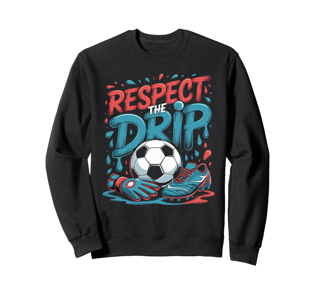 Respect Drip Ice Cream Drip Game Sweatshirt - Minimalist Print for Adults - T-Shirt, Sweatshirt, Hoodie