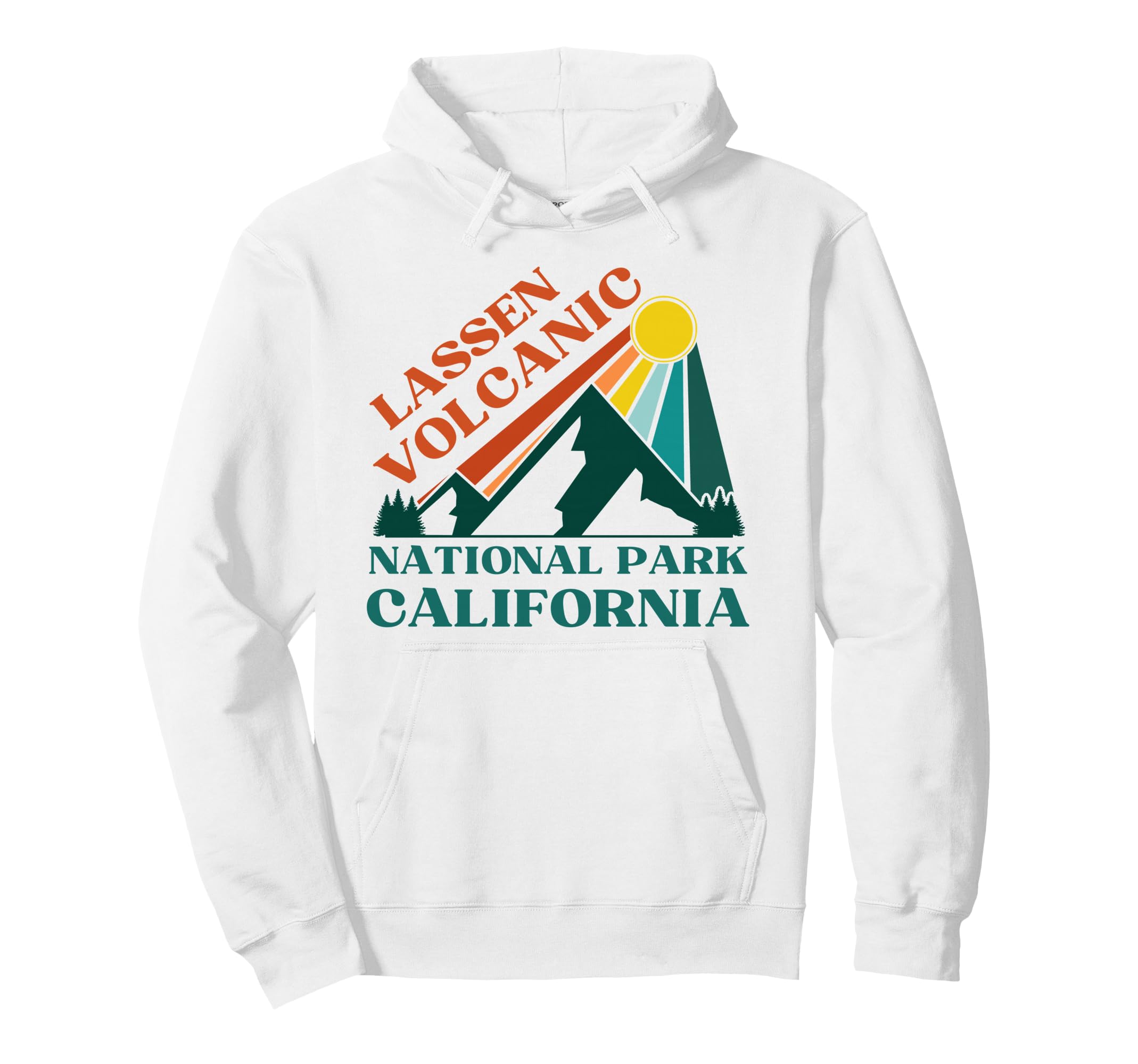 Lassen Volcanic National Park California Hoodie - Minimalist Print Unisex - T-Shirt, Sweatshirt, Hoodie