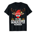 Matching Im Goalkeeper Reindeer T-Shirt - Fun Novelty Design for Adults - T-Shirt, Sweatshirt, Hoodie