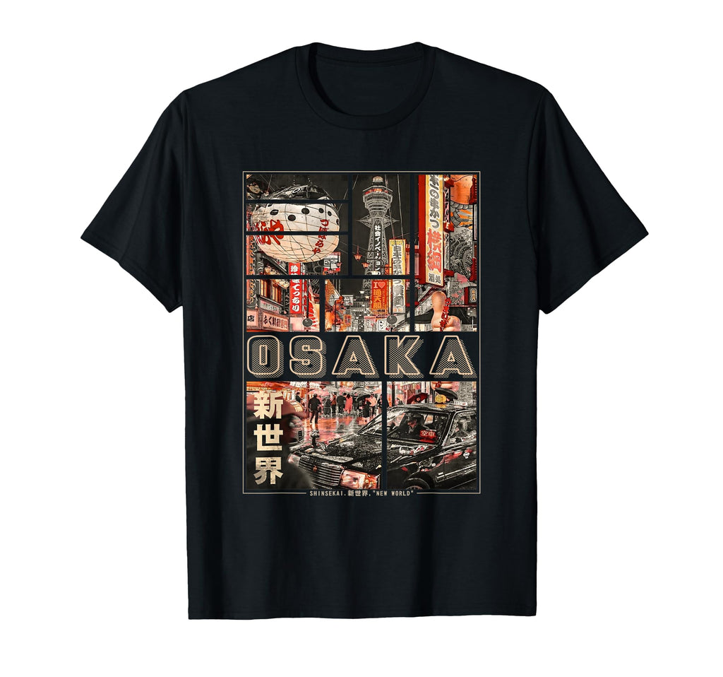 Japan Osaka Vaporwave Japanese Vibes T-Shirt - Novelty Apparel for Adults - T-Shirt, Sweatshirt, Hoodie