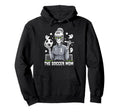 Soccer Mom Skeletton Halloween Soccer Hoodie - Novelty Apparel for Adults - T-Shirt, Sweatshirt, Hoodie