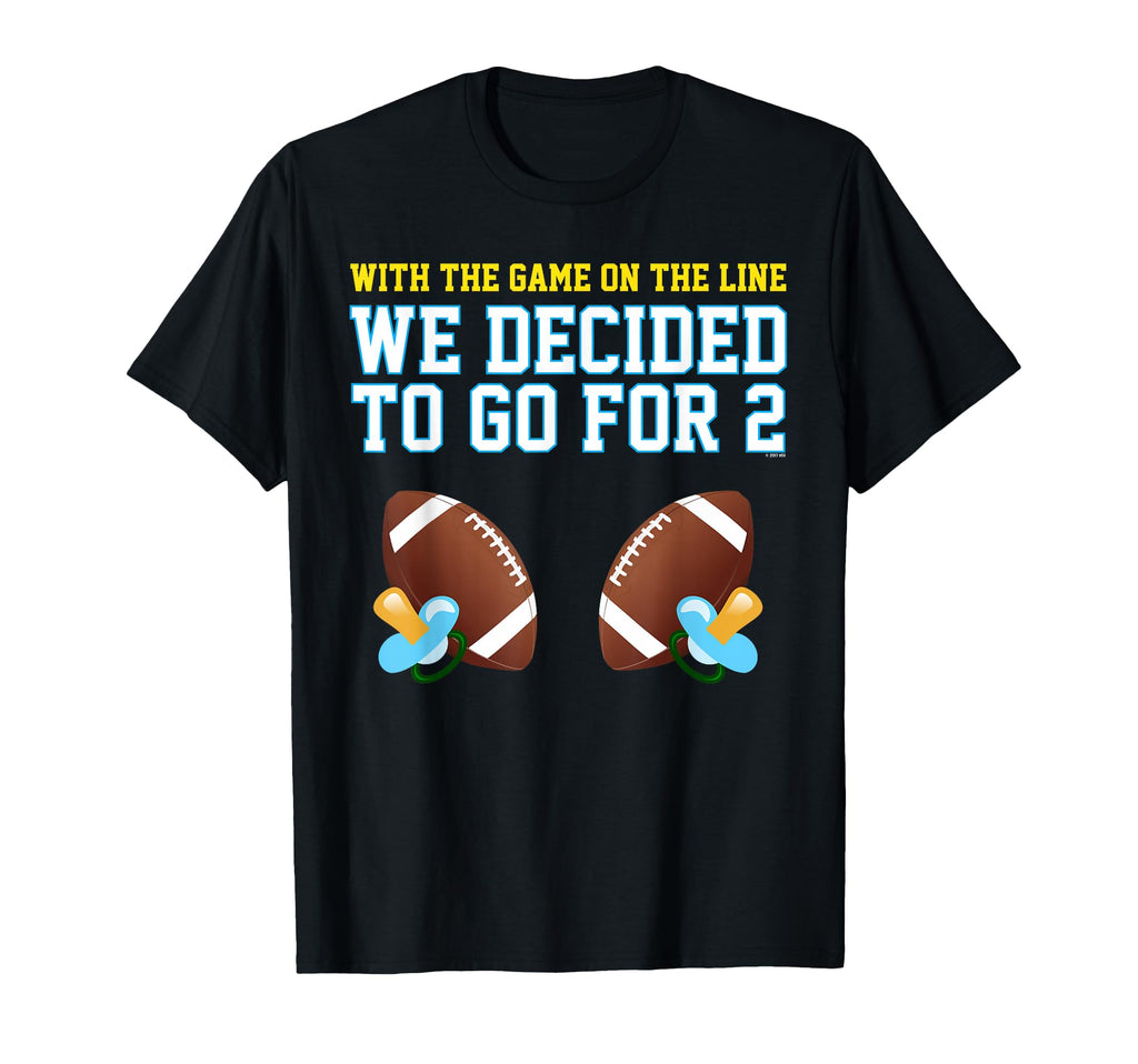 Dad Twins Mom Twins Football T-Shirt - Trendy Graphic Unisex - T-Shirt, Sweatshirt, Hoodie