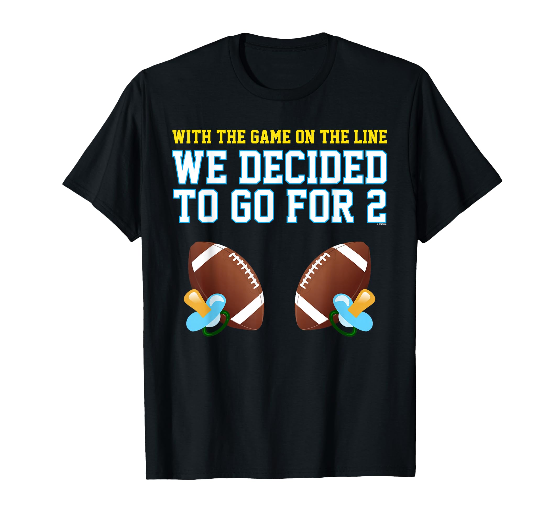 Dad Twins Mom Twins Football T-Shirt - Trendy Graphic Unisex - T-Shirt, Sweatshirt, Hoodie