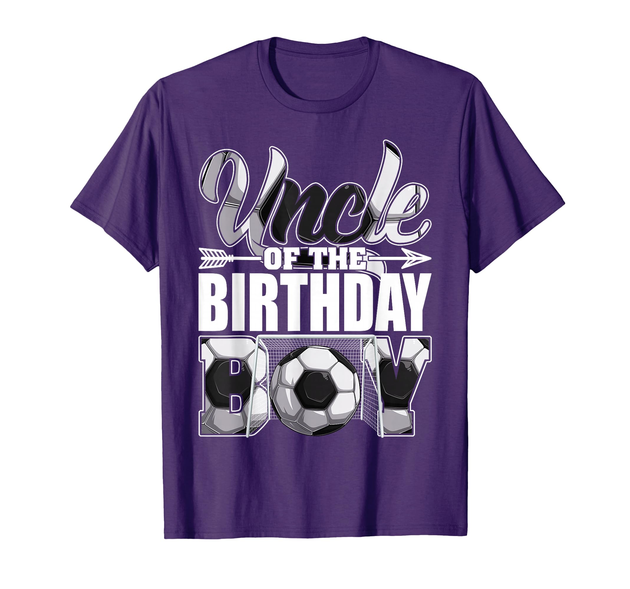 Uncle Birthday Soccer Matching Family T-Shirt - Custom Art Print Men Women - T-Shirt, Sweatshirt, Hoodie