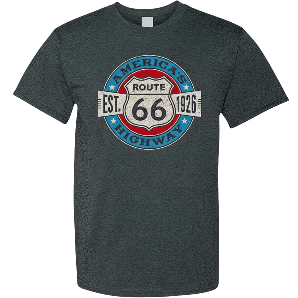 Fun Express Route 66 Adults Medium T-Shirt - Fun Novelty Design for Adults - T-Shirt, Sweatshirt, Hoodie