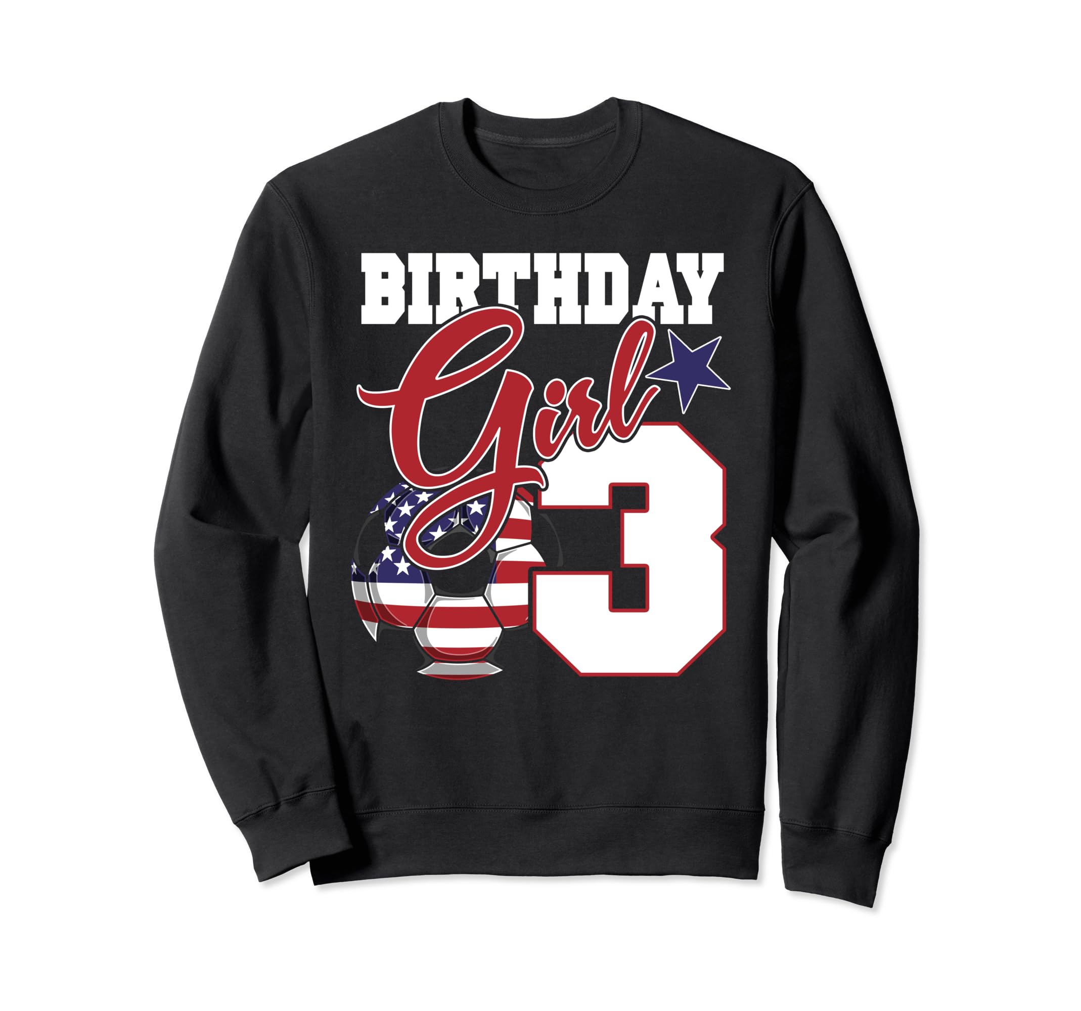 3Rd Birthday Party Patriotic Sweatshirt - Fun Novelty Design Men Women - T-Shirt, Sweatshirt, Hoodie