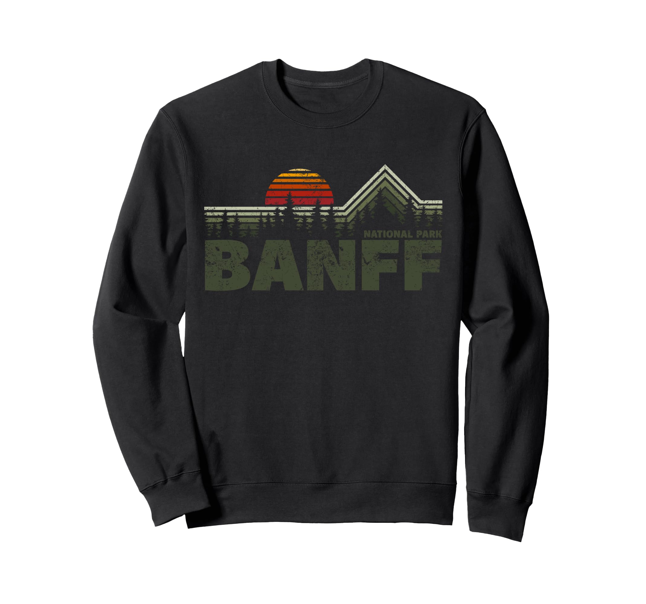 Banff National Park Nature Sweatshirt - Aesthetic Graphic Men Women - T-Shirt, Sweatshirt, Hoodie