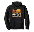 Arches National Park Mountain Sunset Hoodie - Novelty Apparel Men Women - T-Shirt, Sweatshirt, Hoodie