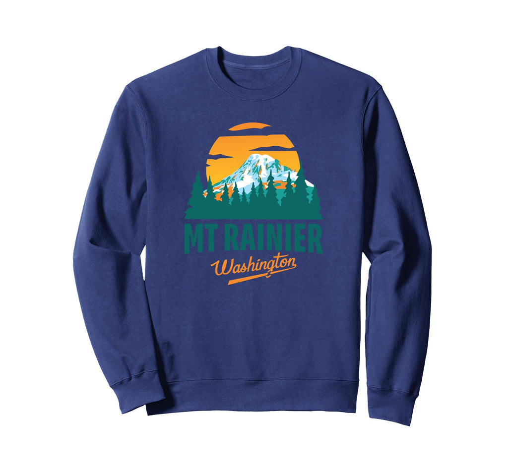 Washington Mt Rainier National Sweatshirt - Aesthetic Graphic for Adults - T-Shirt, Sweatshirt, Hoodie