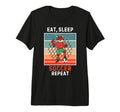 Fox Eat Sleep Soccer Repeat Grunge T-Shirt - Custom Art Print for Adults - T-Shirt, Sweatshirt, Hoodie