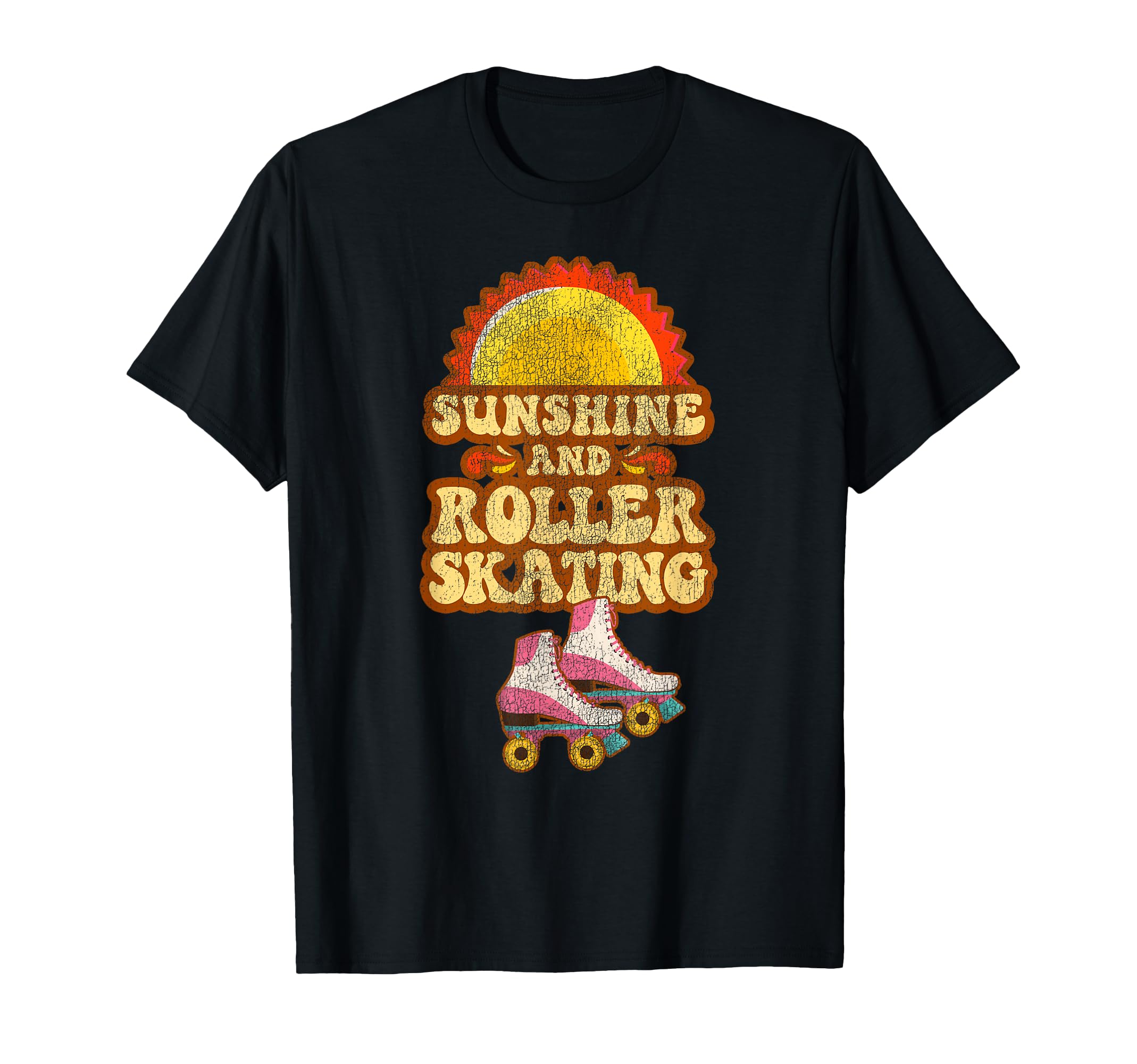 Roller Skating Skate 1970S T-Shirt - Graphic Print Men Women - T-Shirt, Sweatshirt, Hoodie