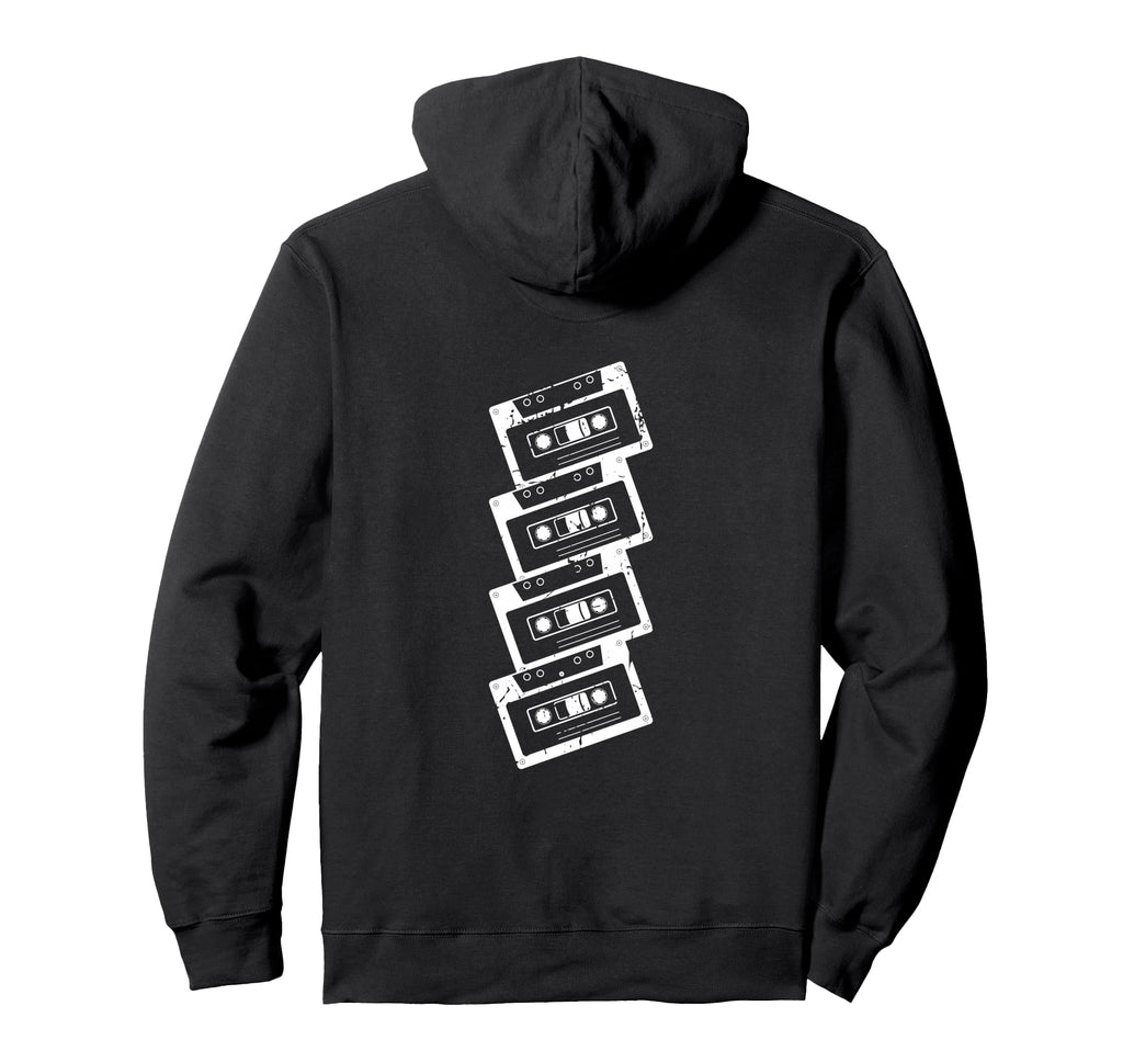 Music Cassette Tapes Hoodie - Unique Graphic Men Women - T-Shirt, Sweatshirt, Hoodie