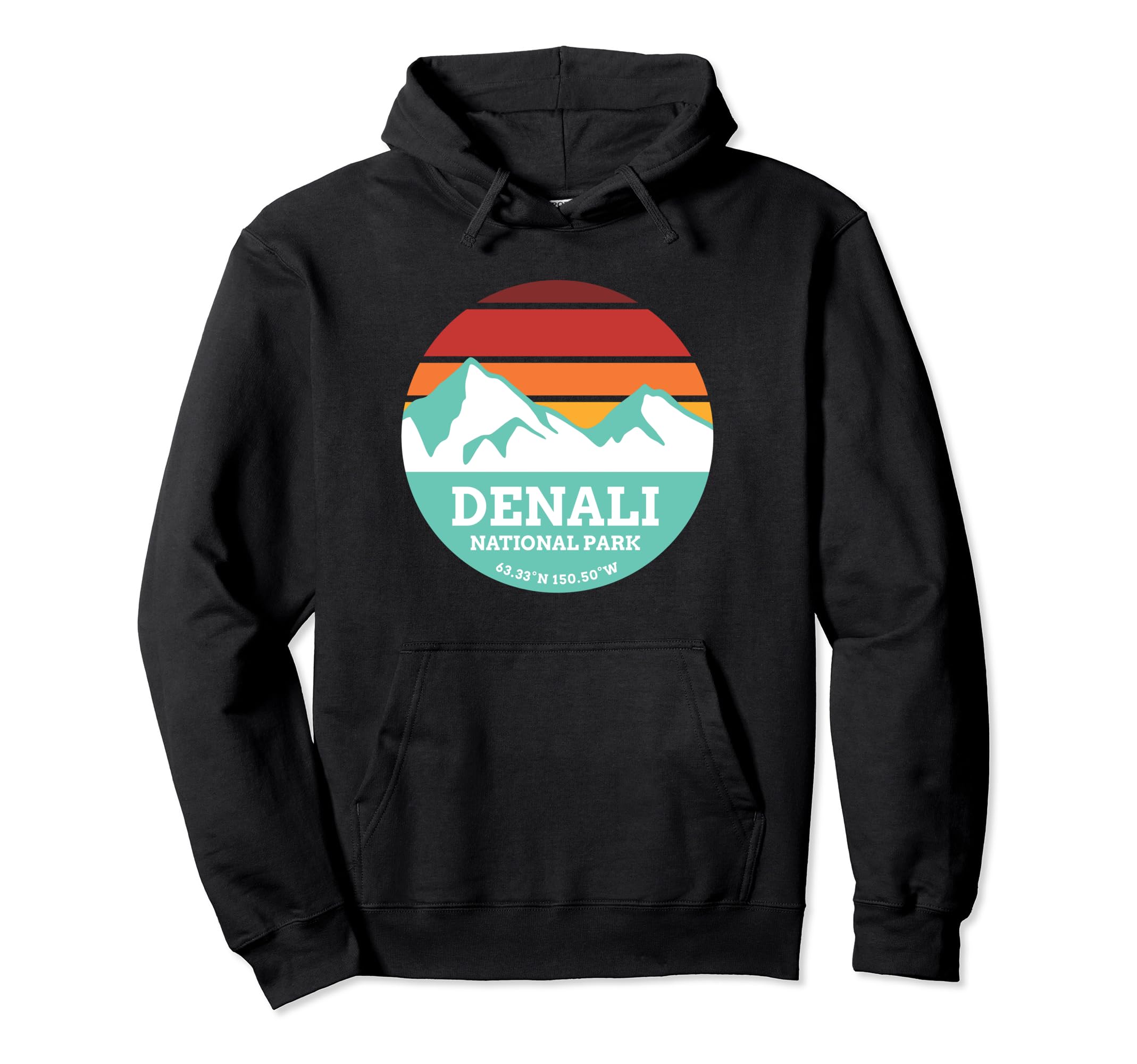 Denali National Park Mountain Hoodie - Graphic Print Men Women - T-Shirt, Sweatshirt, Hoodie