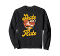 Roller Skating Skate 1970S Heart Sweatshirt - Custom Art Print Unisex - T-Shirt, Sweatshirt, Hoodie
