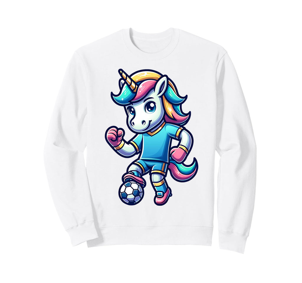 Footballer Unicorn Fans Soccer Sweatshirt - Streetwear Style Men Women - T-Shirt, Sweatshirt, Hoodie