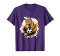 Cheetah Playing Soccer Funny Animal T-Shirt - Minimalist Print Unisex - T-Shirt, Sweatshirt, Hoodie