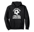 Soccer Player I Love Soccer More Than I Hoodie - Graphic Print for Adults - T-Shirt, Sweatshirt, Hoodie