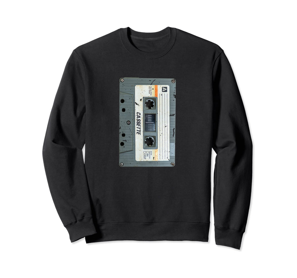 Old School Hip Hop Dj Cassette Sweatshirt - Aesthetic Graphic for Adults - T-Shirt, Sweatshirt, Hoodie