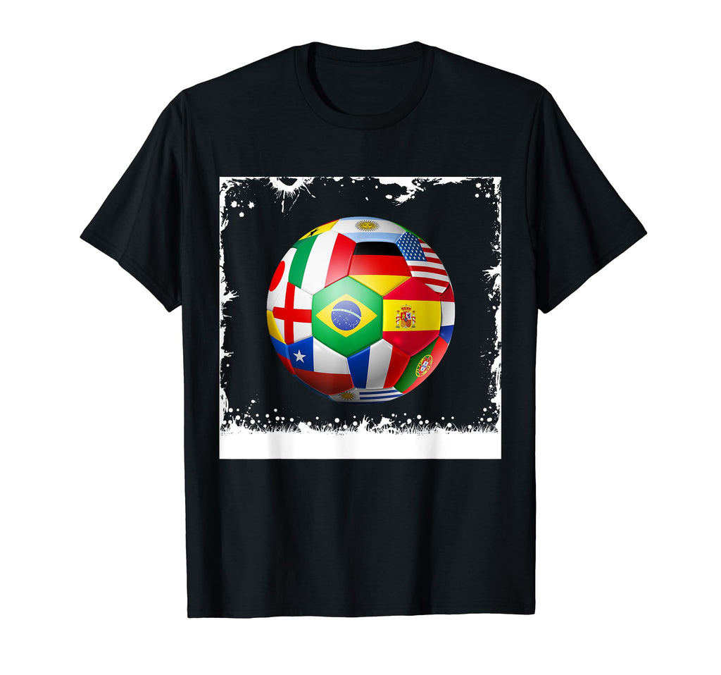 Soccer Ball National Flag Soccer Coach T-Shirt - Unique Graphic Men Women - T-Shirt, Sweatshirt, Hoodie