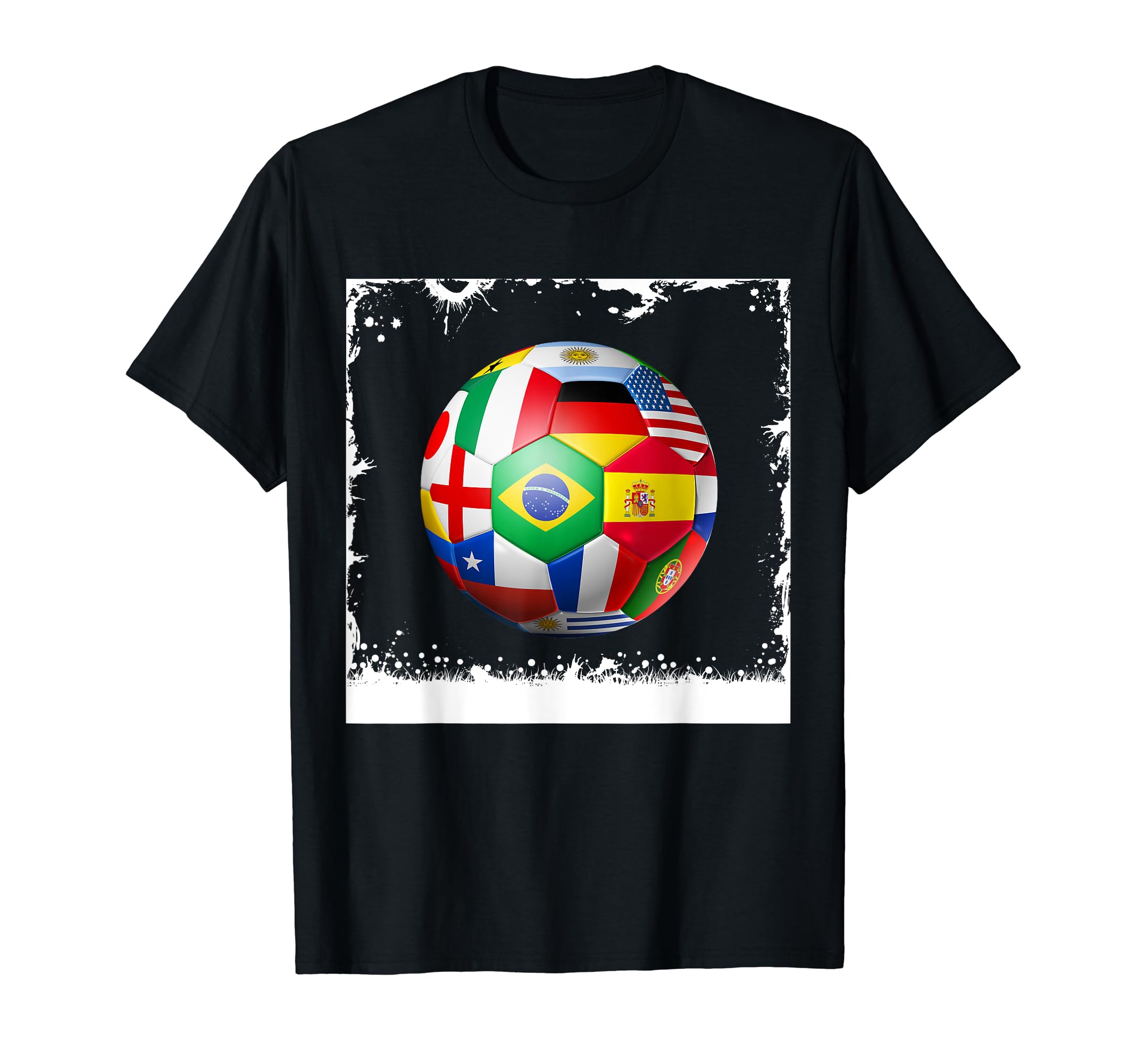 Soccer Ball National Flag Soccer Coach T-Shirt - Unique Graphic Men Women - T-Shirt, Sweatshirt, Hoodie