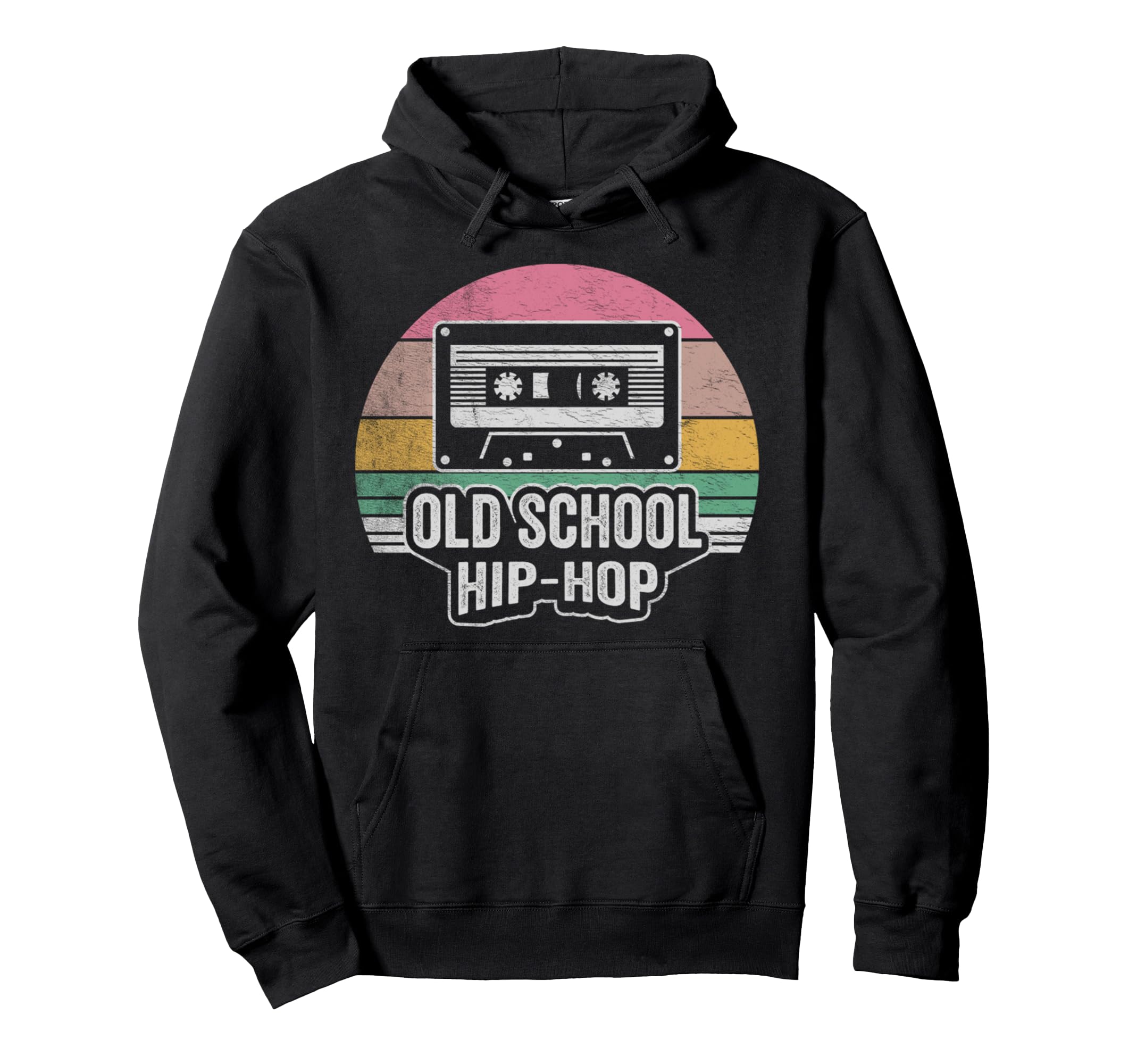 Old School Hip Hop Music Cassette Tape Hoodie - Unique Graphic for Adults - T-Shirt, Sweatshirt, Hoodie