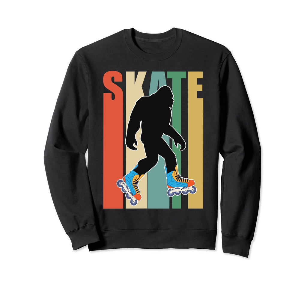 Roller Skates Bigfoot Skate Sweatshirt - Casual Everyday Wear for Adults - T-Shirt, Sweatshirt, Hoodie