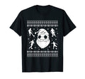 Santa Claus Two Soccer Players T-Shirt - Aesthetic Graphic Men Women - T-Shirt, Sweatshirt, Hoodie