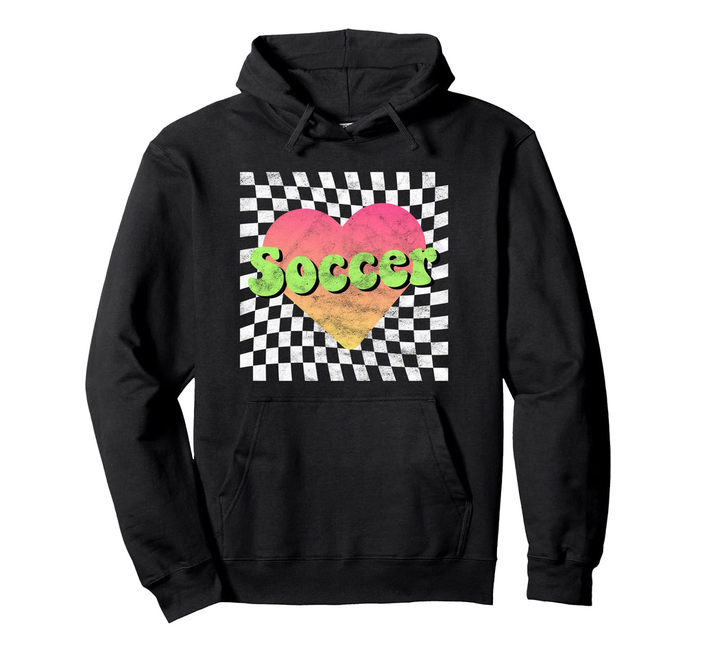 Soccer Lover Heart Hoodie - Custom Art Print Unisex - T-Shirt, Sweatshirt, Hoodie