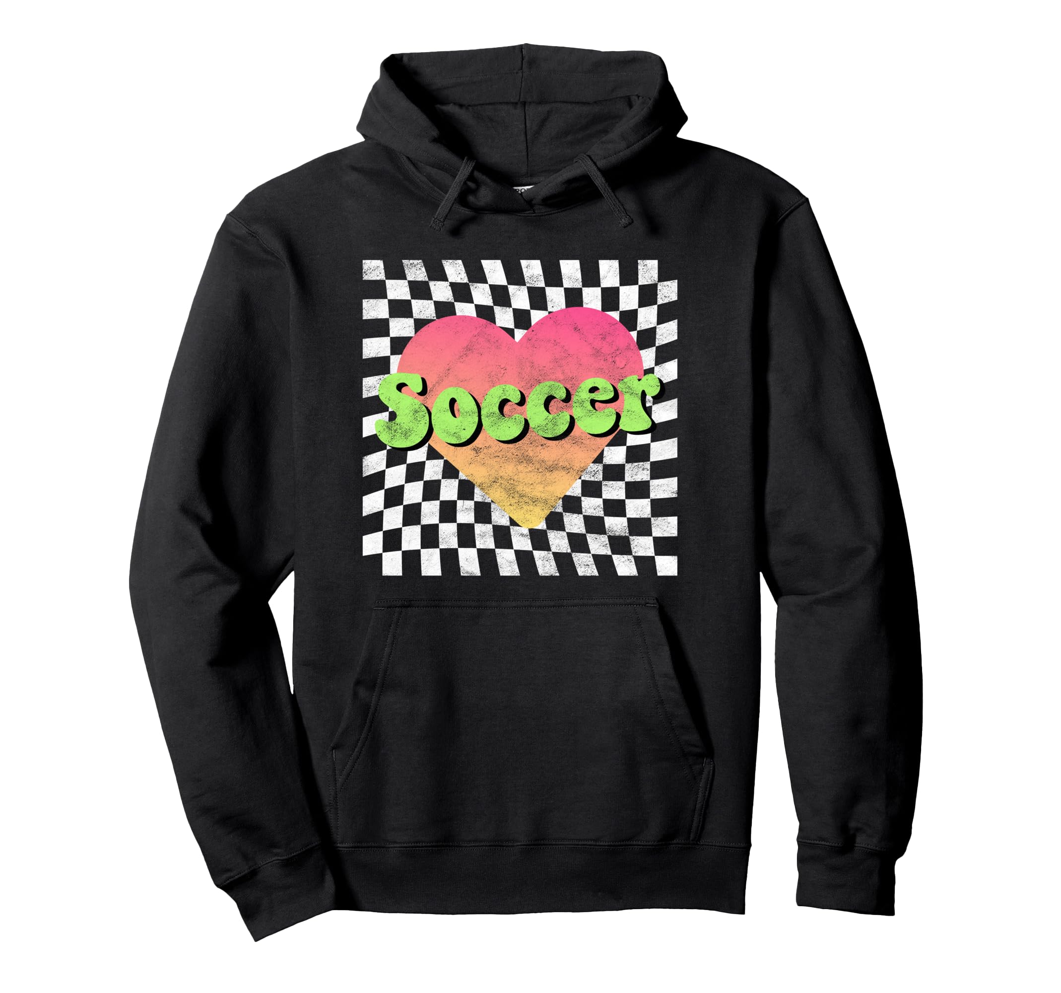 Soccer Lover Heart Hoodie - Custom Art Print Unisex - T-Shirt, Sweatshirt, Hoodie