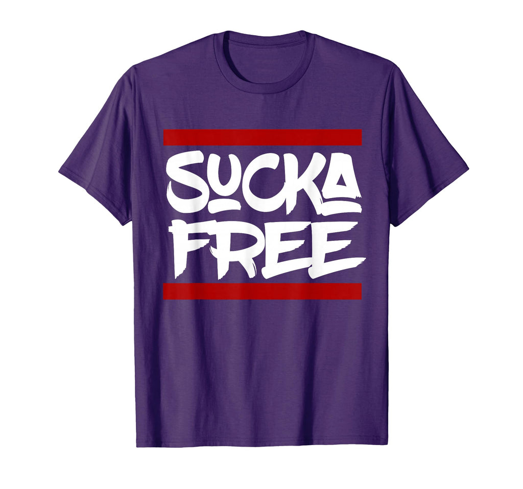 Hip Hop Fresh Sucka Free Old School T-Shirt - Minimalist Print Men Women - T-Shirt, Sweatshirt, Hoodie