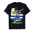 Uruguay Soccer Dab Flag T-Shirt - Unique Graphic Unisex - T-Shirt, Sweatshirt, Hoodie