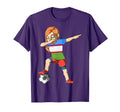 Dabbing Soccer Uzbekistan Jersey T-Shirt - Fun Novelty Design for Adults - T-Shirt, Sweatshirt, Hoodie