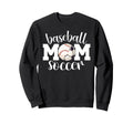 Soccer Baseball Mom Ballers Baseball Sweatshirt - Graphic Print Men Women - T-Shirt, Sweatshirt, Hoodie